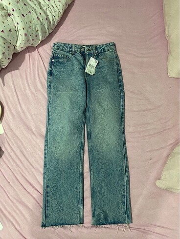 mango düz kesim jean pantolon
