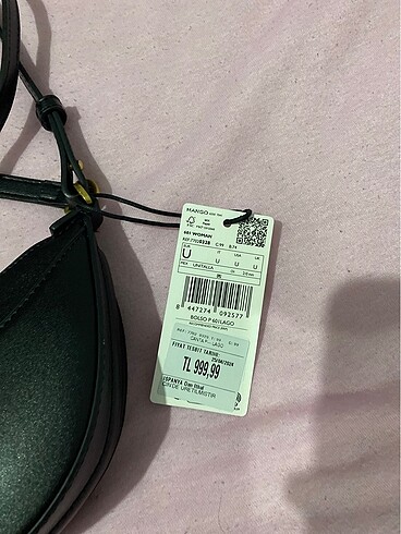 Mango mango oval çapraz askılı çanta