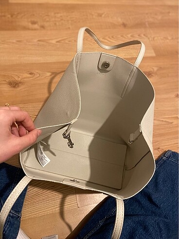 Beden camel Renk mango shopper çanta
