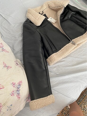 Zara biker deri mont