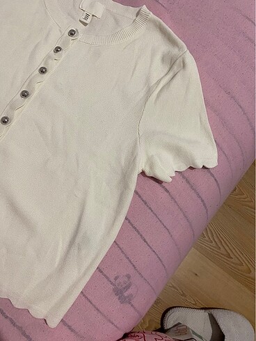 m Beden beyaz Renk h&m triko bluz