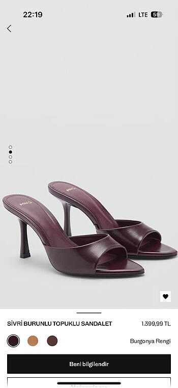 mango bordo terlik