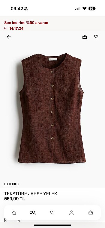 h&m jerse yelek