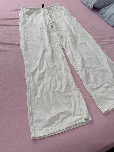 H&M h&m keten kumaş pantolon