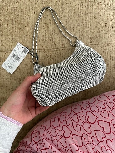 Mango mango taş detaylı çanta