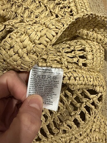 H&M hm hasır çanta