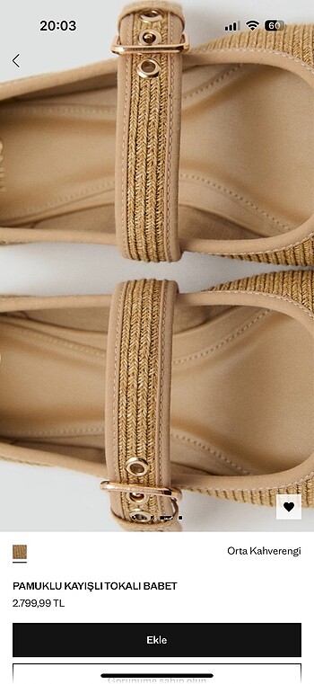 38 Beden camel Renk mango babet