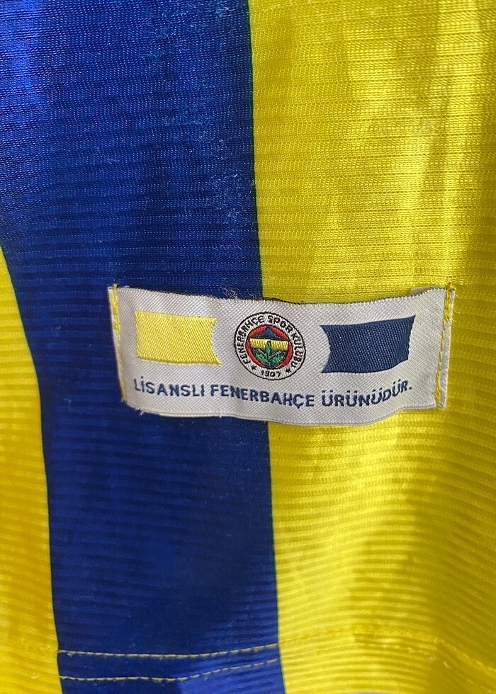 Fenerbahçe 2001-2002 orjinal forması - Görsel 4