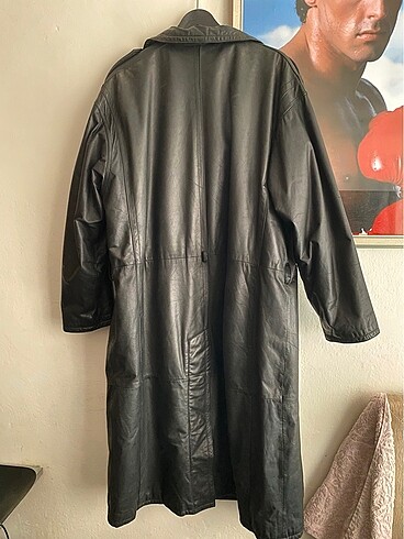 siyah deri pardesü - Görsel 2