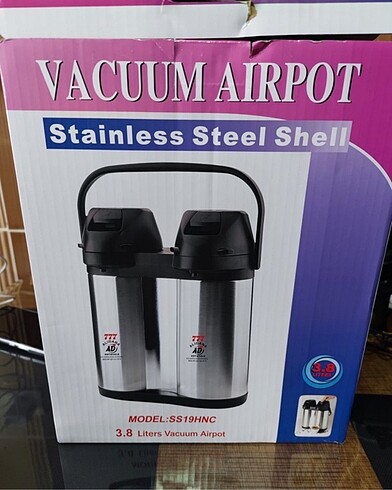Beden Y.d gelme 3.8 litre vakumlu termuz