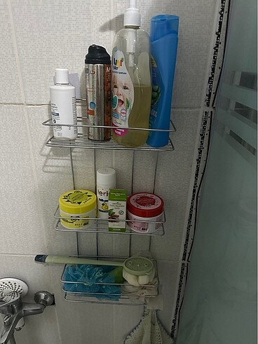  Beden 3 katlı banyo veya mutfak rafı