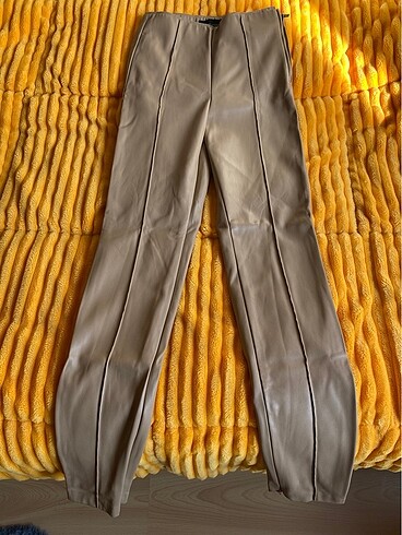 Zara ZARA DERİ PANTOLON