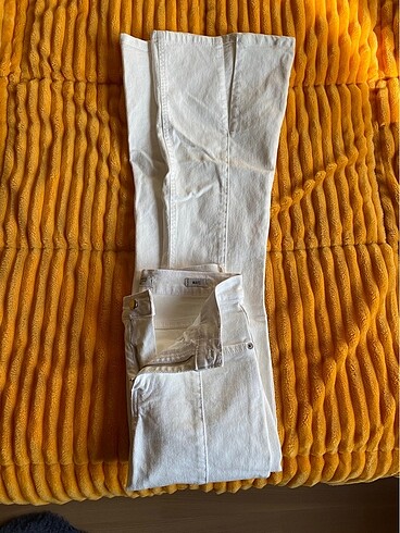 LC Waikiki LCW İSPANYOL PAÇA BEYAZ JEANS