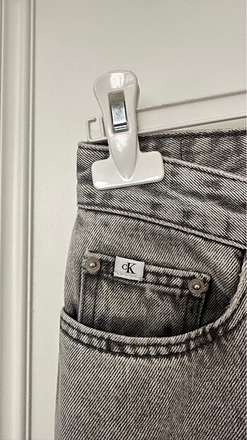 36 Beden gri Renk Calvin Klein boru paça gri jean