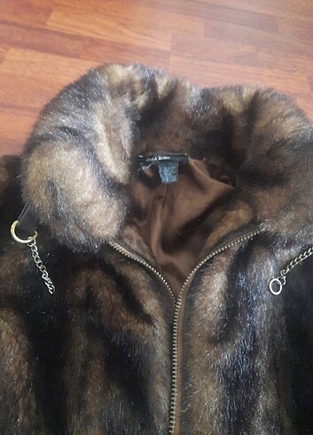 Zara peluş kürk ceket mont