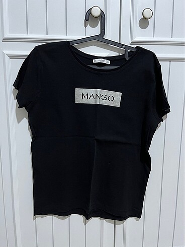 Siyah mango tişört