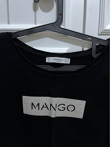 Mango Siyah mango tişört