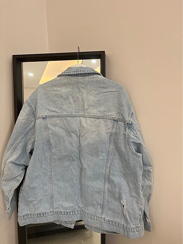 l Beden mavi Renk Oversize kot ceket