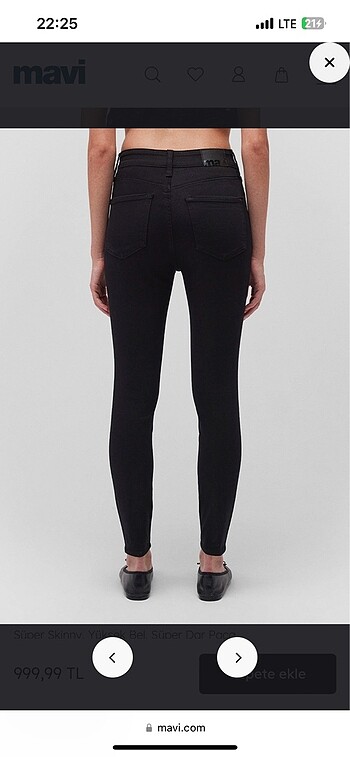 Skinyy Jeans Siyah Pantolon