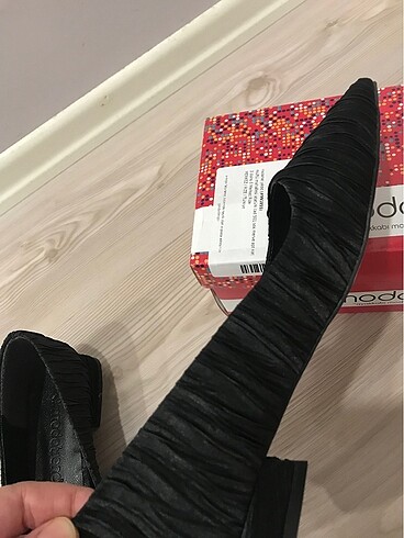 40 Beden siyah Renk Kumaş ayakkabı modatrend marka