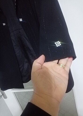 42 Beden siyah Renk Blazer ceket