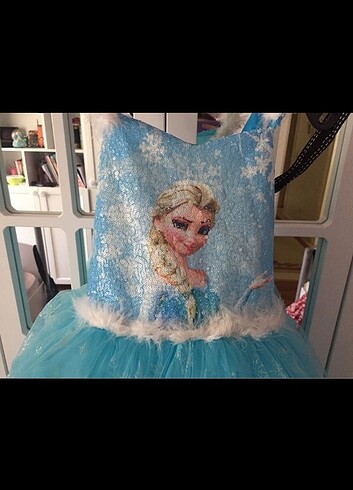 Elsa kuz çocuk kostüm 