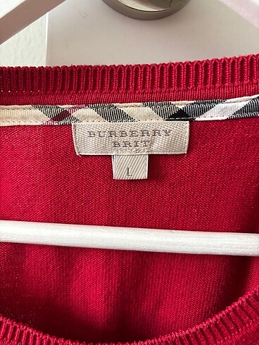 Burberry Burberry kırmızı kazak