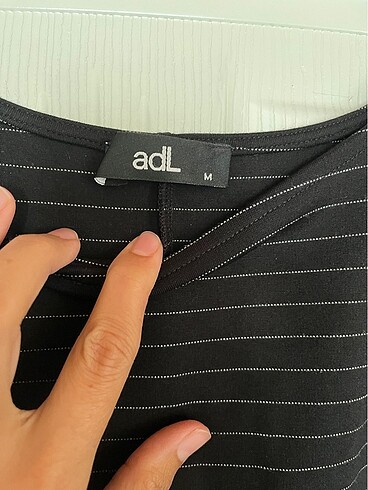 Adil ışık çizgili mevsimlik elbise - Görsel 2