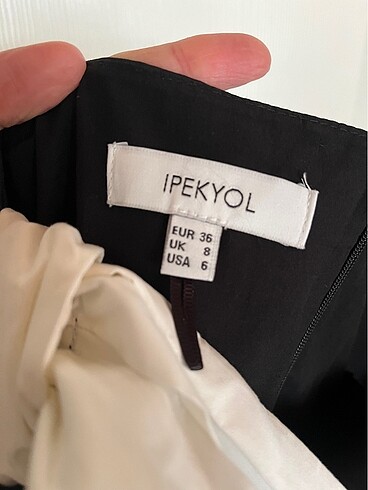 İpekyol siyah jile elbise - Görsel 6