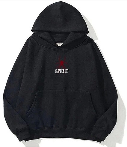 Unisex Baskılı Oversize Sweatshirt