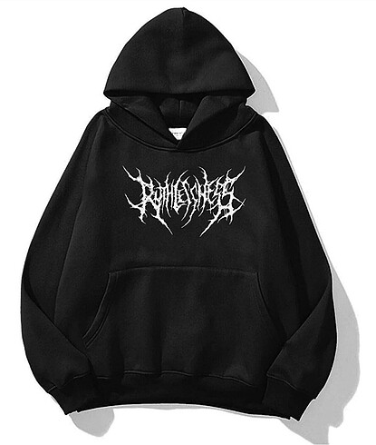 Unisex Baskılı Oversize Sweatshirt