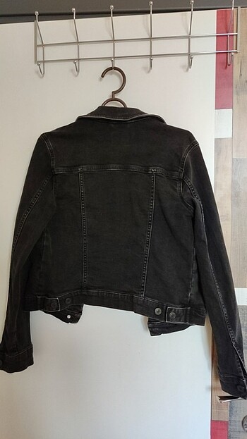 s Beden Siyah kot ceket/ denim ceket