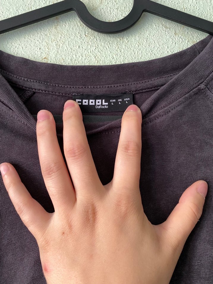 Gri Kadın Sweatshirt Uzun Kollu - Görsel 3