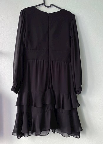 Uzun Siyah Elbise - Görsel 5