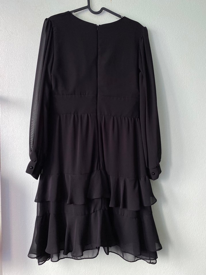 Uzun Siyah Elbise - Görsel 5