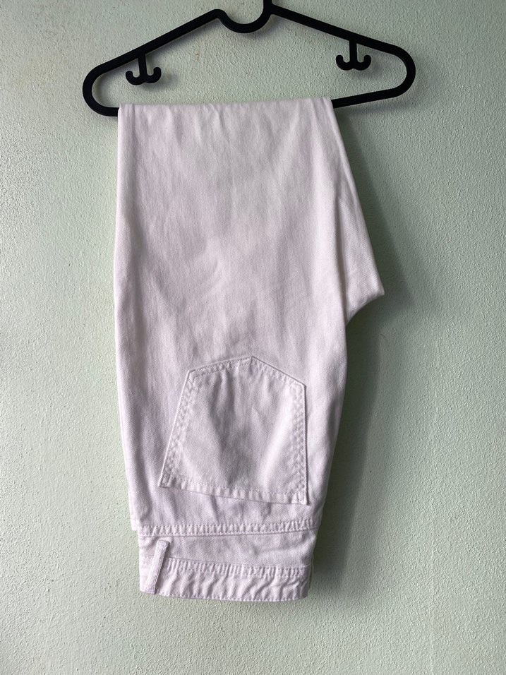 Beyaz straight jean - Görsel 2