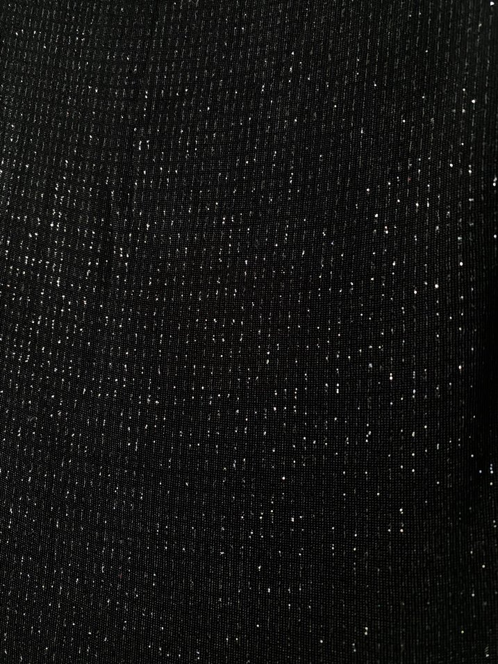 Siyah Uzun Askılı Drapeli Abiye Elbise - Görsel 3