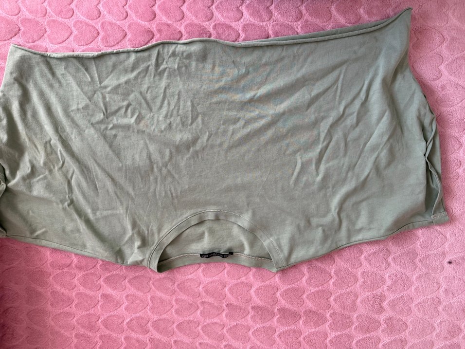 kısa kollu açık yeşil crop - Görsel 2