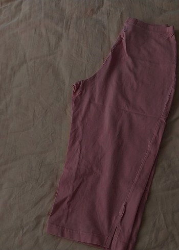 Bordo Kadın Midi Kumaş Pantolon - Görsel 3