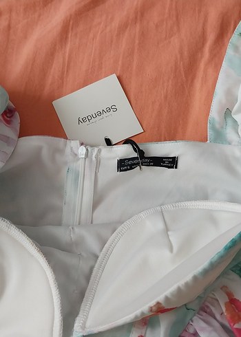 bolon kol elbise - Görsel 5