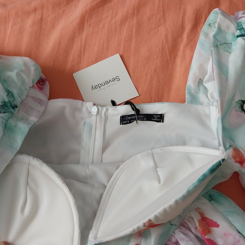 bolon kol elbise - Görsel 5