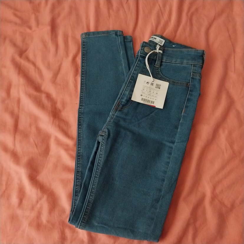 Kadın Mavi Dar Kesim skiny Jean - Görsel 2