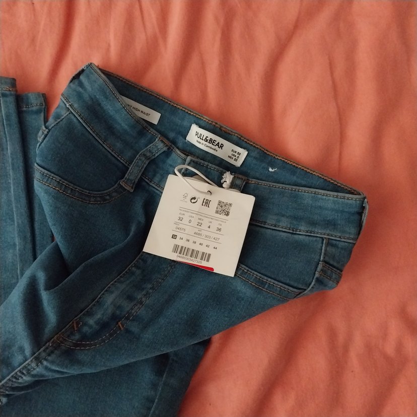 Kadın Mavi Dar Kesim skiny Jean - Görsel 4