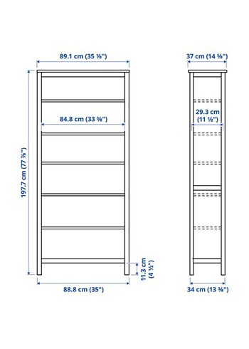  Beden Renk IKEA Ahşap Çok Katlı Dolap Organizer KİTAPLİK