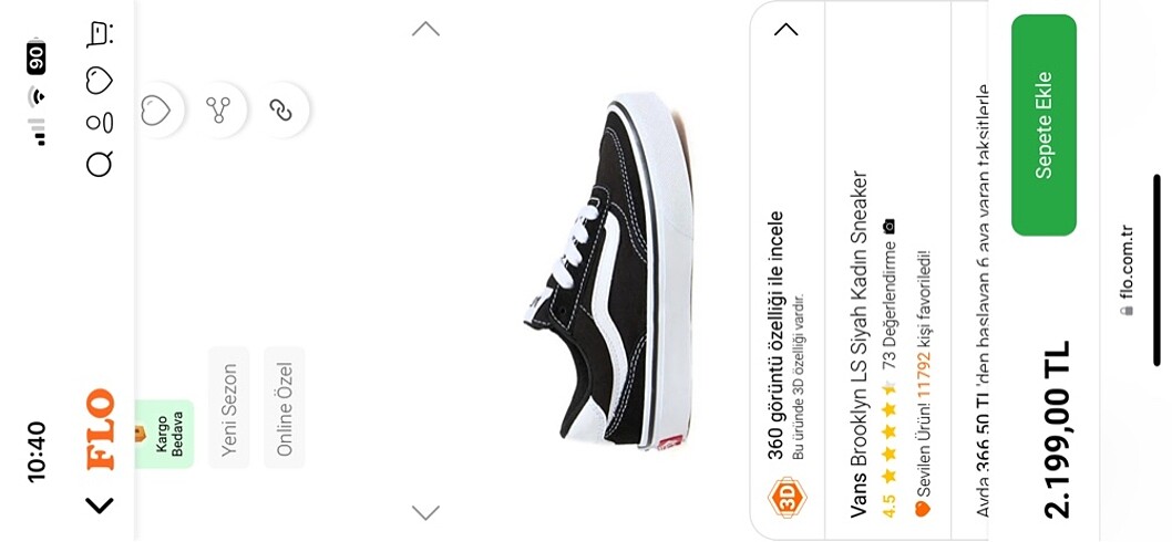 Vans ayakkabı