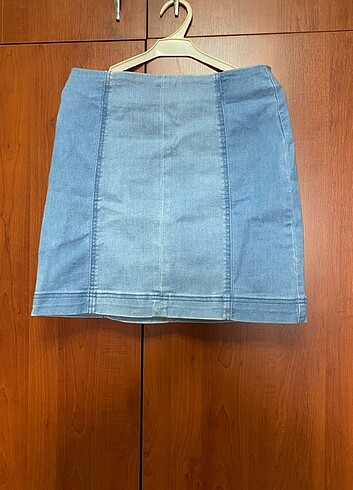 Kadın Jean denim kot etek