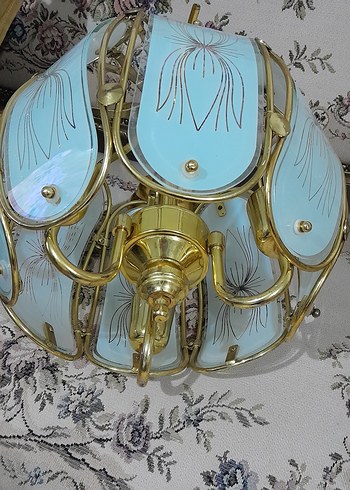 Antika Pirinç Avize - Görsel 3