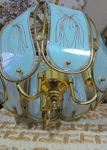 Antika Pirinç Avize - Görsel 6