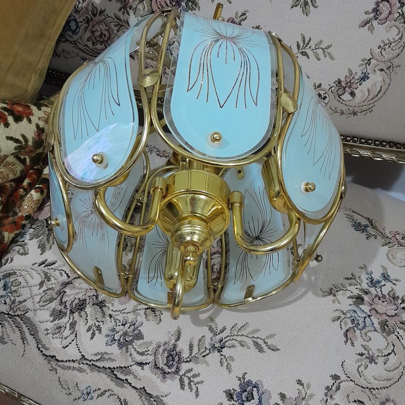 Antika Pirinç Avize - Görsel 3