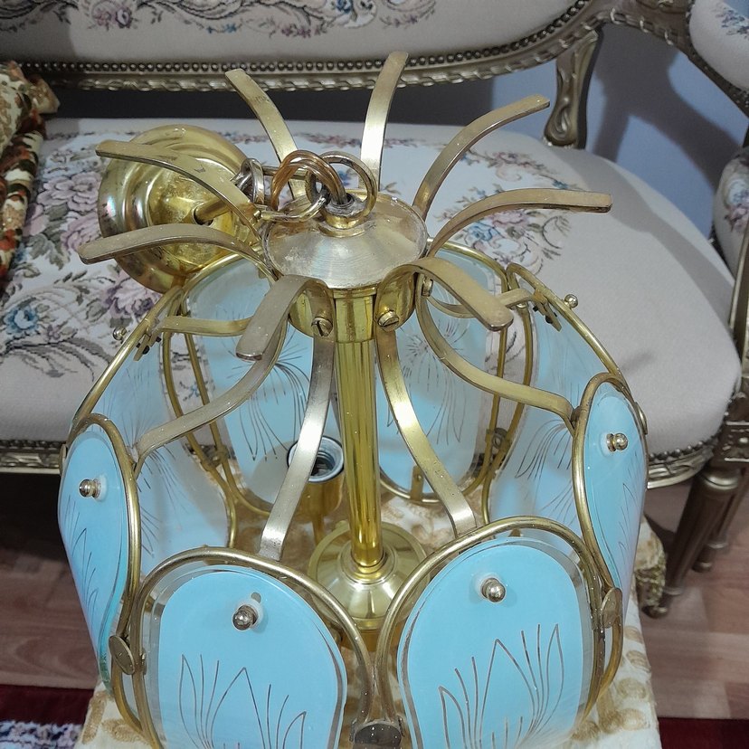 Antika Pirinç Avize - Görsel 2